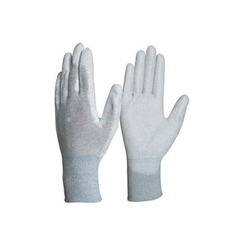 Găng tay chống tĩnh điện sợi Carbon phủ lòng
