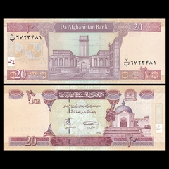 20 afghanis Afghanistan 2002