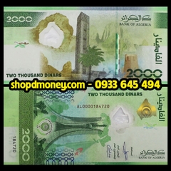 2000 dinars Algeria 2022 kỷ niệm Hội nghị Liên Đoàn Ả Rập lần thứ 31