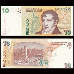 10 pesos Argentina 2011
