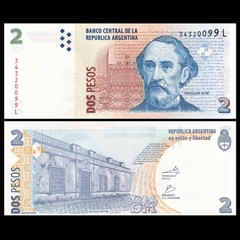 2 pesos Argentina 2012