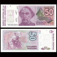 50 australes Argentina 1985