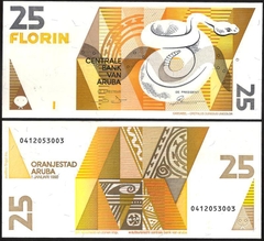 25 florin Aruba 1990