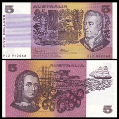 5 dollars Australia 1985