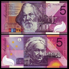 5 dollars Australia 2001 kỉ niệm 100 năm liên bang