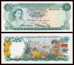 1 dollar Bahamas 1968