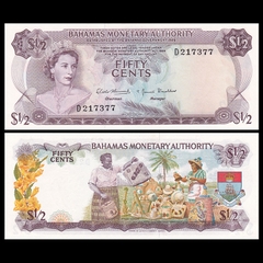 50 cents Bahamas 1968