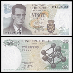 20 francs Belgium 1964