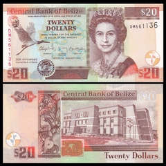 20 dollars Belize 2012