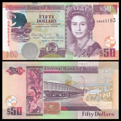 50 dollars Belize 2014