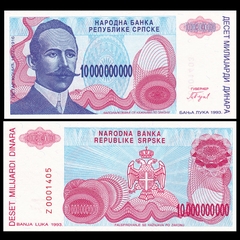 10 tỷ dinara Bosnia 1993