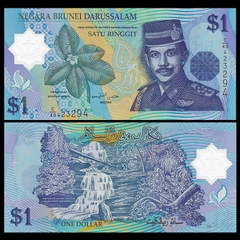 1 ringgit Brunei 2008 polymer