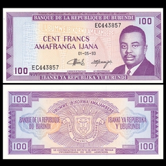 100 francs Burundi 1993