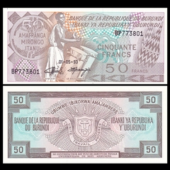 50 francs Burundi 1993
