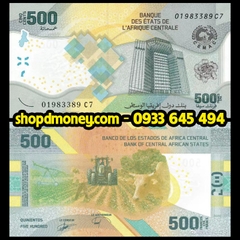 500 francs Central African States 2022