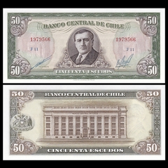 50 escudos Chile 1964