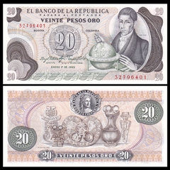 20 pesos Colombia 1982