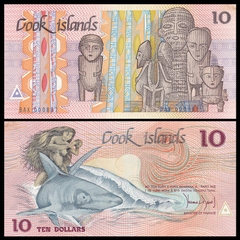 10 dollars Cook Islands 1987