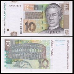10 kuna Croatia 2001