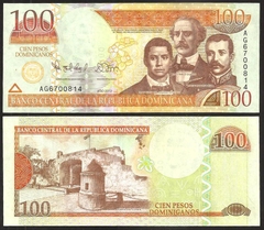 100 pesos Dominican 2012