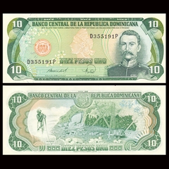 10 pesos Dominican 1988