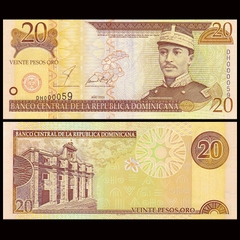 20 pesos Dominican 2001