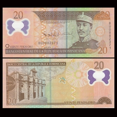 20 pesos Dominican 2009 polymer