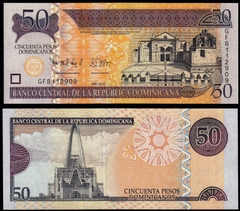 50 pesos Dominican 2012