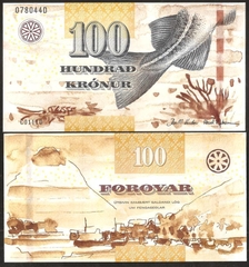 100 kronur Faeroe Islands 2011