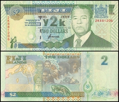 2 dollars Fiji 2000 kỉ niệm thiên niên kỉ