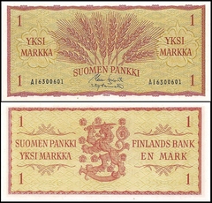 1 markka Finland 1963