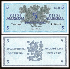 5 markkaa Finland 1963