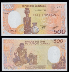 500 francs Gabon 1985