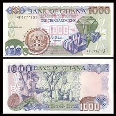 1000 cedis Ghana 2002