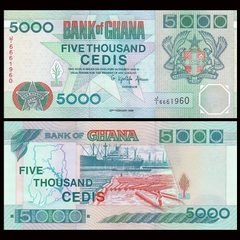 5000 cedis Ghana 1996