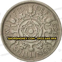 2 shillings Elizabeth II 1953 - 1967
