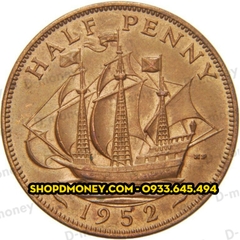 Xu half penny George VI 1937 - 1952