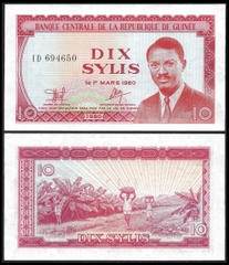 10 sylis Guinea 1980