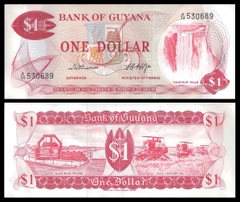 1 dollar Guyana 1966