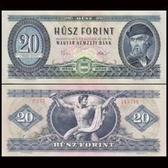 20 forint Hungary 1975