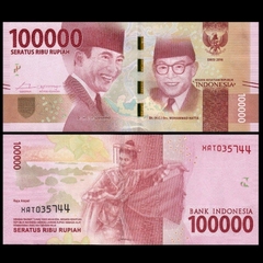 100000 rupiah Indonesia 2016
