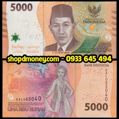 5000 rupiah Indonesia 2022