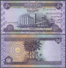 50 dinars Iraq 2003