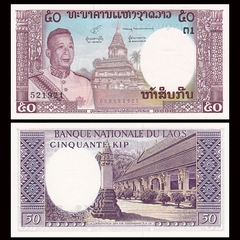 50 kip vương quốc Lào 1963
