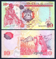 10 maloti Lesotho 2009