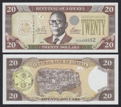20 dollars Liberia 2003