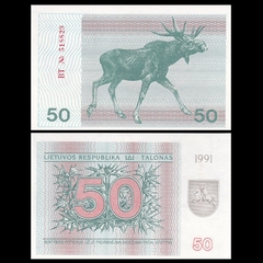 50 talonas Lithuania 1991