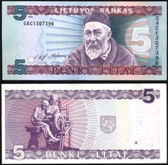 5 litai Lithuania 1993