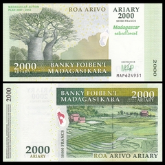 2000 ariary Madagascar 2008 kỉ niệm kế hoạch hành động Madagascar