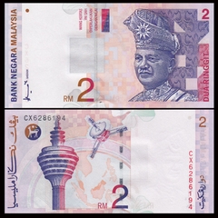 2 ringgit Malaysia 1996